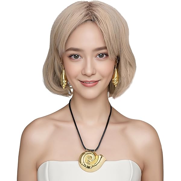 Hallojojo Mao Mao Cosplay Perücke 59cm - Glattes Haar Mit Abnehmbarem Zopf Für Anime Verkleidung