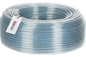 STEIGNER Tubo Flessibile in PVC, Tubo dell'Acqua, Tubo Flessibile Tecnico, Trasparente, Diametro: 8-10 mm, Lunghezza: 50 m, SBS-11-50