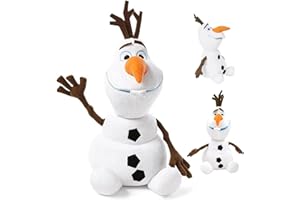 WELLXUNK Tofftier Olaf, 30cm Olaf Schneemann, Frozen II Olaf, Schneemann Plüschtier, Olaf Kuscheltier, Kuscheltier Snowman Plush, Snowman II Olaf Schneemann, Eiskönigin, Schneemann Plüsch Puppe Geschenk