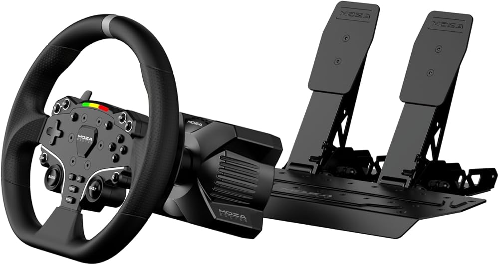 MOZA R3 Wheel and Pedals Bundle for PC Version