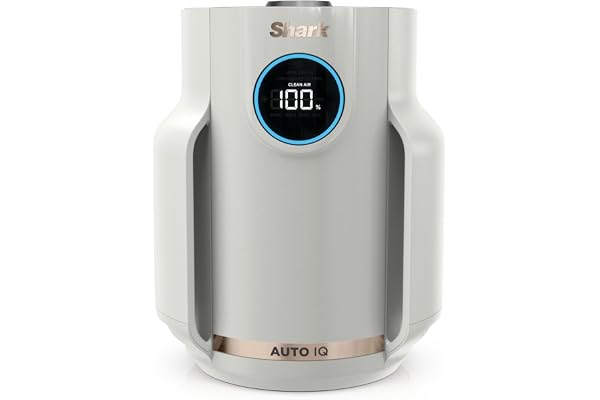 Shark NeverChange, purificateur d’air compact pro, purificateur d'air silencieux pièces et chambres jusqu'à 23m², HEPA 99,9% aspire poussière, pollen, peaux mortes, écran LED, Gris Colombe HP072EU