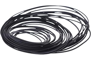 Xiaoyao24 50 Pz/sacchetto 1 mm Universale Mix Cassette Tape Machine Cinture Assortiti Comune Piatto Gomma Cinghia 45-130mm per Registratori Walkman DVD