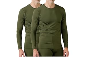 LAPASA Pacco da 2 o 1 Maglia Termica Peso Uomo Maniche Lunghe Canottiera Strato Base - Invernale Sport Allaperto Escursionismo Sci Snowboard M09/M26/M55