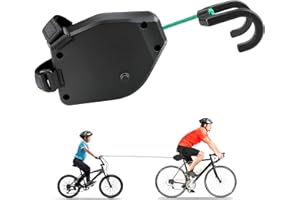 AEIPOU Abschleppseil Fahrrad Kinder 2.5M Einziehbarer Eltern Kind Zugseil Abschleppseil Traktionsseil Abschleppgurt Fahrrad Zugsystem Tragfähigkeit 550 lb Abschlepp für MTB Bike Radfahren Stretch Zuggurt
