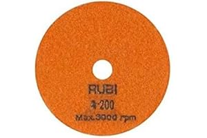 Rubi - Disco Diamante Para Pulir Seco Ø100 Mm - Grano #200 (62972)