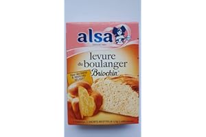 Alsa Levure du boulanger Briochin - Les 5 sachets, 28g