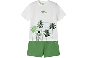 MAYORAL Chandal Niño Verano – Conjunto Deportivo niño – 100 Algodón - Conjunto Verano Niño - Sport – Camiseta manga corta y Pantalon corto para niño - Ropa de Regalo – Para niños de 2 años a 8 años