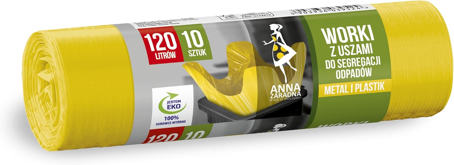 ANNA ZARADNA ekologiczne worki na śmieci do segregacji odpadów BIO, odporne na rozerwanie, - Mise en situation et utilisation