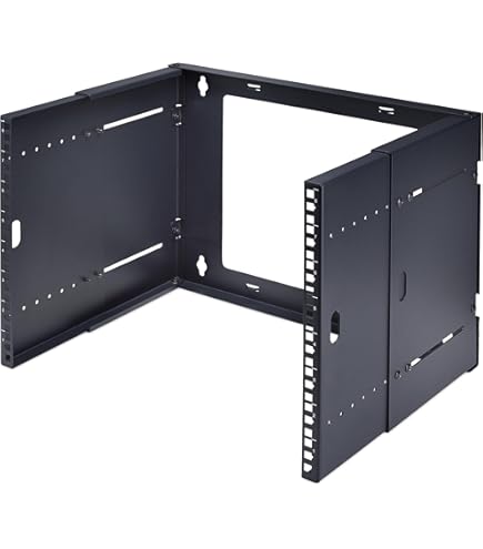 Intellinet Mensola Fissa Per Rack 19" 919555 – Profondità 305 Mm, Portata 22 Kg, Colore Nero RAL9004, Montaggio A Sbalzo