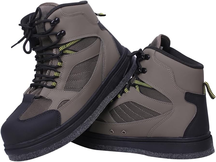 Raprance Botas de pesca con suela de goma para hombre