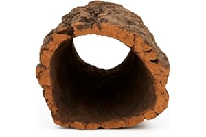 QIANSHOUYAN SAHAWA® Korkröhre ca.40 cm ,Korkrinde, Korkeiche, Terrarium