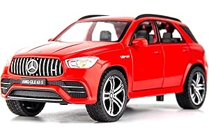 TGRCM-CZ 1/32 Diecast Auto Benz AMG GLE 63S Modell Auto Pull Back mit Sound und Licht Spielzeug Auto für Jungen Mädchen Erwachsene Geschenk(Rot)