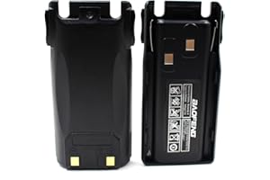 Baofeng UV-8 UV-82 UV-89 - Batería de ion de litio de 2 vías para walkie talkie (2 unidades)