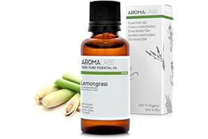Aroma Labs - Citronela - Aceite Esencial Orgánico - Quimiotipado y Certificado AB - 30 mL