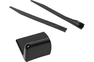 Fauitay Jupe Latérale de Voiture, 2 Pièces de Séparateur de Jupe Latérale, Diffuseur D'ailes à Lèvres Universel 120 Cm 47,2 Pouces, Noir Brillant zrng3a91y6