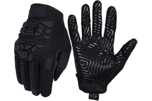 ‎SEIBERTRON Seibertron T.T.F.I.G 2.0 HerrenTaktische Militär Flexibler TPR-Aufprallschutz Dreihalber Finger Handschuhe für Kampfjagd Wandern Airsoft Paintball Motorrad Outdoor Handschuhe