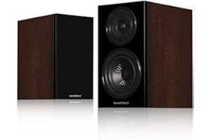 Wharfedale Diamond 12.1 Bookshelf or Standmount Speakers (Walnut Pearl)