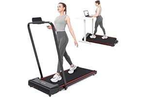 ‎CITYSPORTS CITYSPORTS Laufband für Zuhause,2 in 1 Geräuscharmes Untertisch-Laufband für Zuhause & Büro, Laufband Schreibtisch mit LED-Anzeige, Klappbares Elektrisches Laufband bis 12 km/h