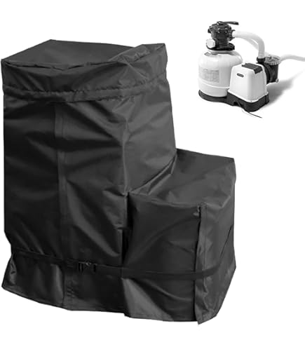 Sandfilterpumpe Abdeckung Wasserdicht - Verstellbare Schutzhülle Für Poolfilteranlagen 84x61x86cm