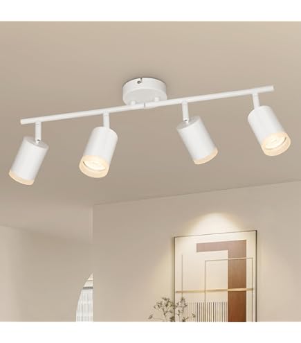 Lampada A Soffitto Philips Meranti Con 4 Faretti Regolabili - Design Moderno, Finitura Nickel - Foto 12