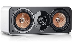 Teufel Ultima Center - Altavoz Central HiFi Home Cinema de Primera Clase - Blanco