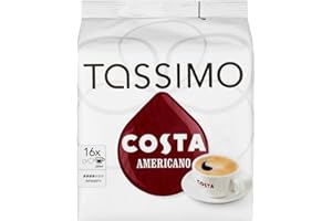 Tassimo Costa Americano 16 T Discs, (Large Cup Size) 16 Servings
