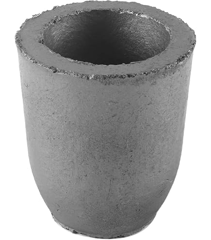 LLF Ton-Graphit-Tiegel – 680 Ml, Hitzebeständig, Zum Schmelzen & Gießen Von Gold, Silber, Kupfer & Co. – Für Öfen & Fackeln