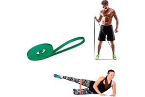 CUCUBA Bande élastique de Résistance pour Fitness Crossfit Entraînement pour Hommes et Femmes Vert 15 kg (15 – 30 Livres)