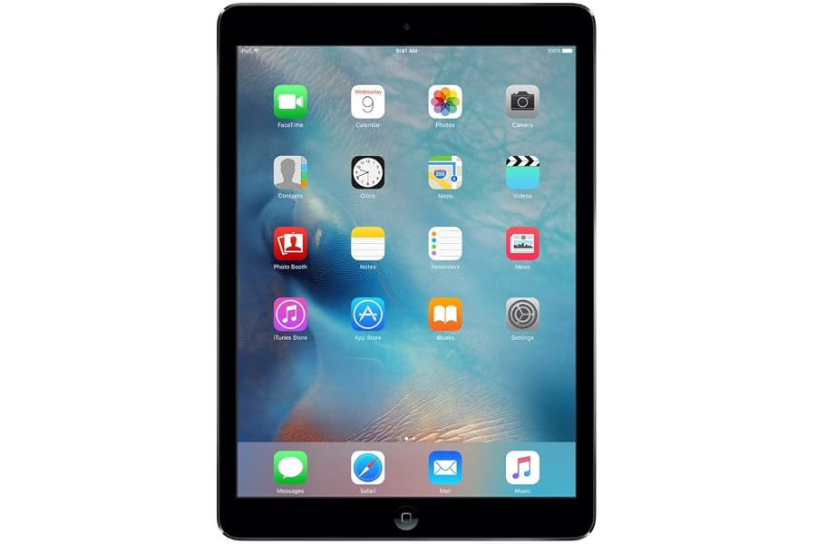 Apple iPad Air (4th Generation, 10.9-Zoll, 2020), 16GB, Wi-Fi, Space Grau (Generalüberholt)