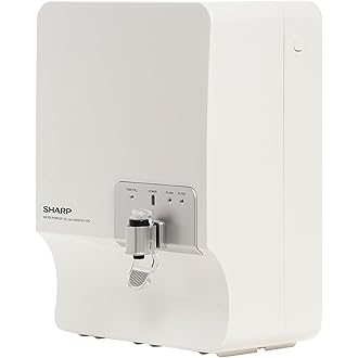 SHARP RO + UV Water Purifier I 7-Stage Purification I CeroSilver Technology I In-Tank UV LED I Suitable for all water sources I WJ-RR065V-WS, White Si