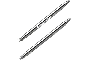 masar Premium Diamètre 1.5mm / 1.6mm INOX 316L (Espacement 6mm à 46mm) – Pompes, Barrettes à Ressort pour Bracelets de Montre - 2 Pcs