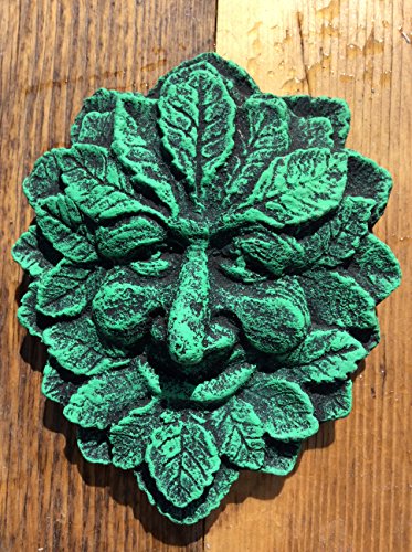 Green Man Smiling Stein Garten Ornament Wandschild Baummann Greenman