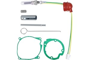 NQEUEPN 7pcs Glow Plug Repair Kit, Diesel Parking Heater Parts 12V 24V 5KW-8KW Parking Heater Glow Plug Ceramic Heater Repair Parts Diesel Heater Accessories