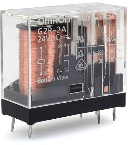 Relais De Puissance OMRON G2R-2A-DC24 - 24V DC - 2 Contacts NO - 5A - Neuf