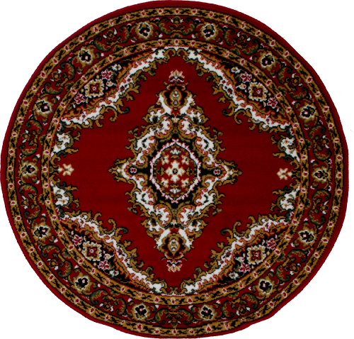 Lalee 347052264 Klassischer Teppich / Orientalisch / Rot / TOP Preis / Grösse : 160 x 160 cm RUND
