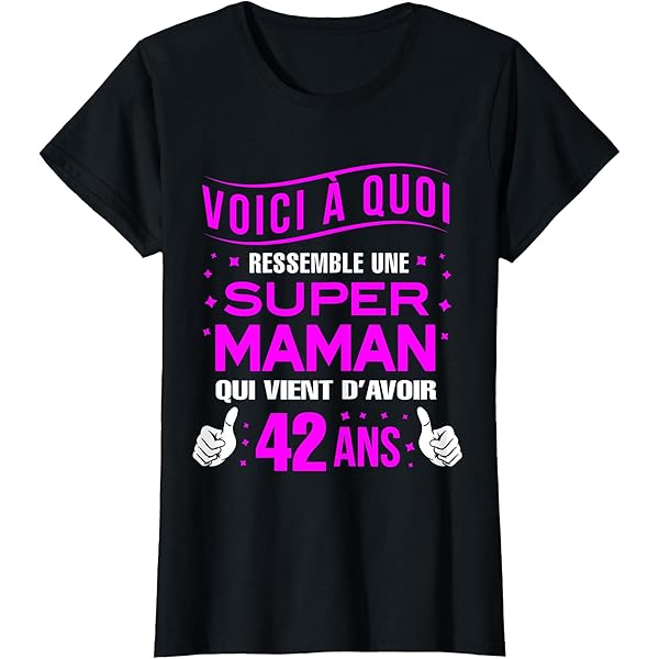 T-shirt Anniversaire "Légende Depuis Décembre 1983" - 42 Ans, Col En V, Cadeau Personnalisé
