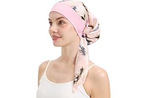 FADACHY Chemo Headwear for Women Head Scarfs Turbans UK Cancer Scarves Bandanas Hair Loss Beanie Hat Cancer Headwear Headwrap Scarfs Cap Silky Muslim