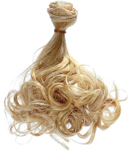 Acquista 15 Centimetri Bambola Parrucca Di Capelli FAI DA TE BJD Parrucche Riccioli Di Capelli Per Bambole SD Per Blythe Testa Di Bambola Accessori Di Riparazione 1/3 1/4 1/6 Bambole In Italia - Foto 12