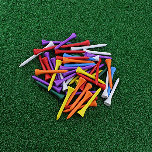Crestgolf-54mm-Mixed-color-Wood-Golf-TeeWooden-Golf-TeeGolf-Wooden-Teepack-of-100