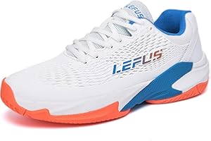 BLBK Scarpe da Tennis da Uomo,Scarpe da Badminton, Ammortizzate, Scarpe da Corte Traspiranti,Scarpe da Squash
