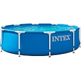 Intex Metal &ccedil;er&ccedil;eveli havuz &ndash; yer &uuml;st&uuml; havuz &ndash; mavi &ndash; &Oslash; 305 x 76 cm
