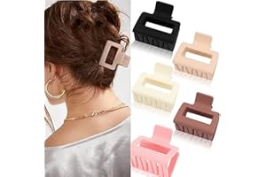 FAMIDIQGO Confezione da 5 grandi clip per capelli, clip per capelli da donna, per capelli spessi, clip per capelli non scivolosi, accessori per acconciature per donne e ragazze