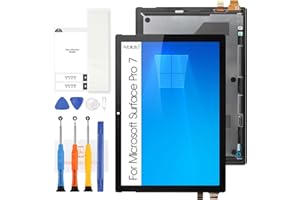 ARBILATO Pantalla LCD para Microsoft Surface Pro 7 - LCD para Microsoft Surface Pro 7ª generación LCD digitalizador táctil conjunto con kits de reparación negro 12.3''
