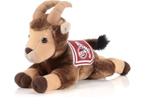 1. FC Köln Maskottchen Plüsch Hennes liegend