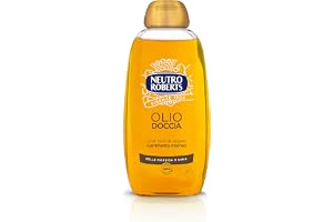Neutro Roberts duscholja med arganolja, perfekt för känslig hud, närande och fuktgivande formel för mjuk och frisk hud, rengör utan spikar, 250 ml flaska