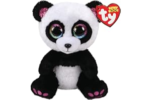 Ty UK Ltd 36307 Paryż Panda W/róg - pluszowa zabawka typu beanie bus, wielokolorowa, 15 cm