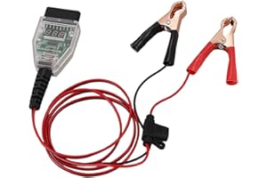 XZANTE 5A Car Computer Memory Saver OBD2 Reemplazo de BateríA Herramienta de ExpansióN Abrazadera de Cable Pantalla Digital Reemplazo de BateríA Herramienta de DeteccióN de Fugas