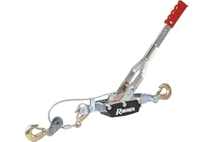 RIBIMEX Ribitech 06563 Treuil manuel horizontal avec câble 4 T