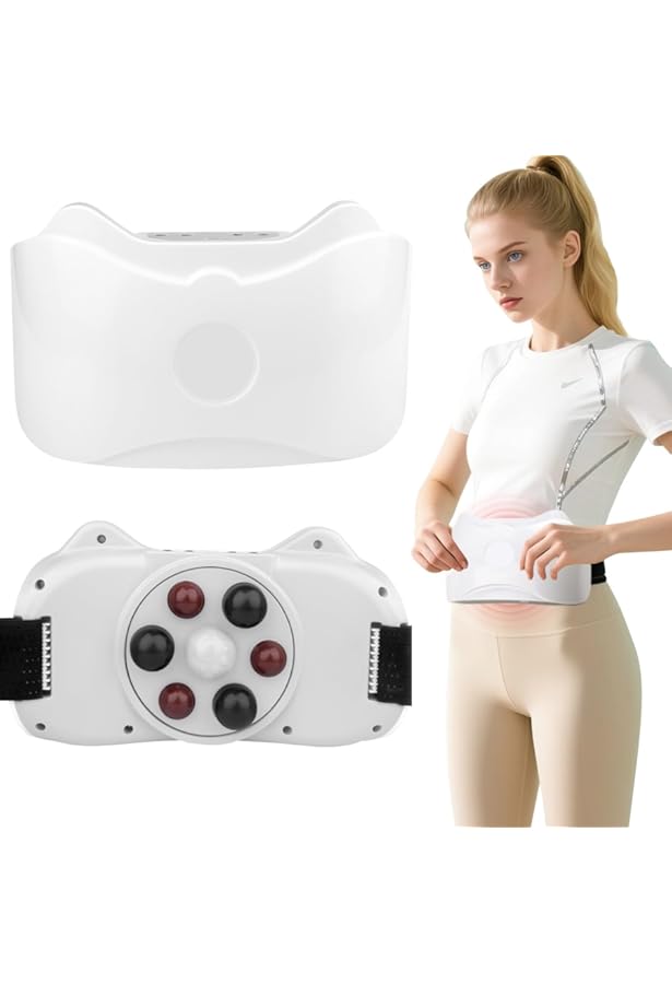 Kabelloses EMS Bauchmassagegerät Mit Wärme - 3 Geschwindigkeiten & Modi Für Fettverbrennung
