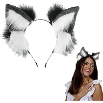 ORECCHIE DI GATTO Fascia Cute Anime Peluche Peluche Neko Ear Per - 14